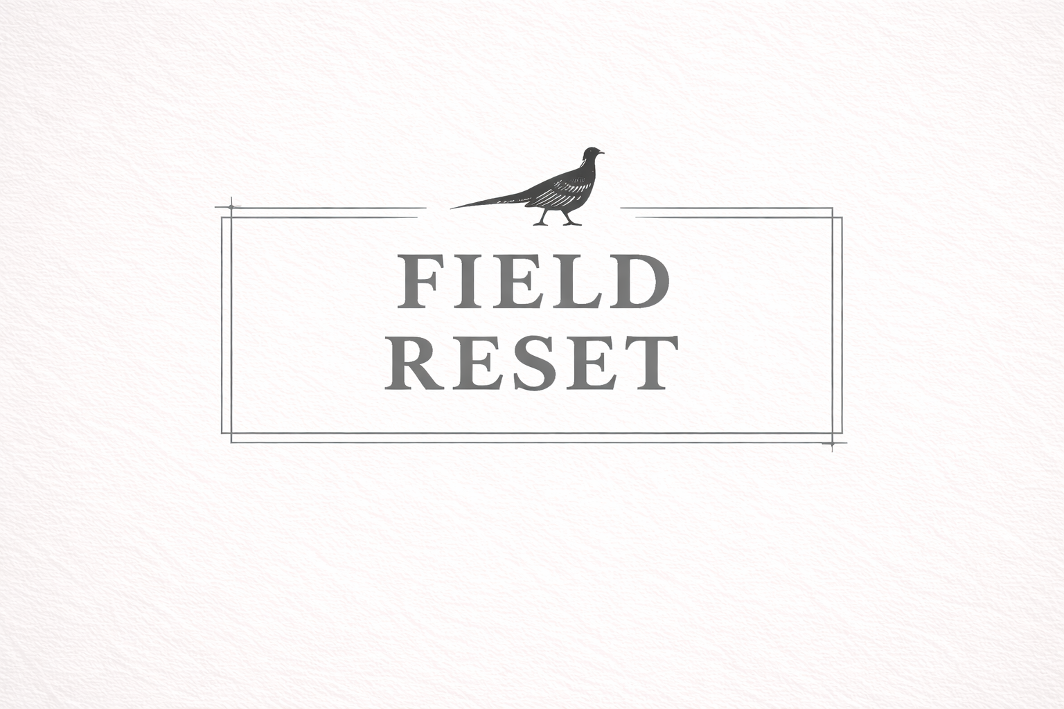Field Reset| 21 Day Training System