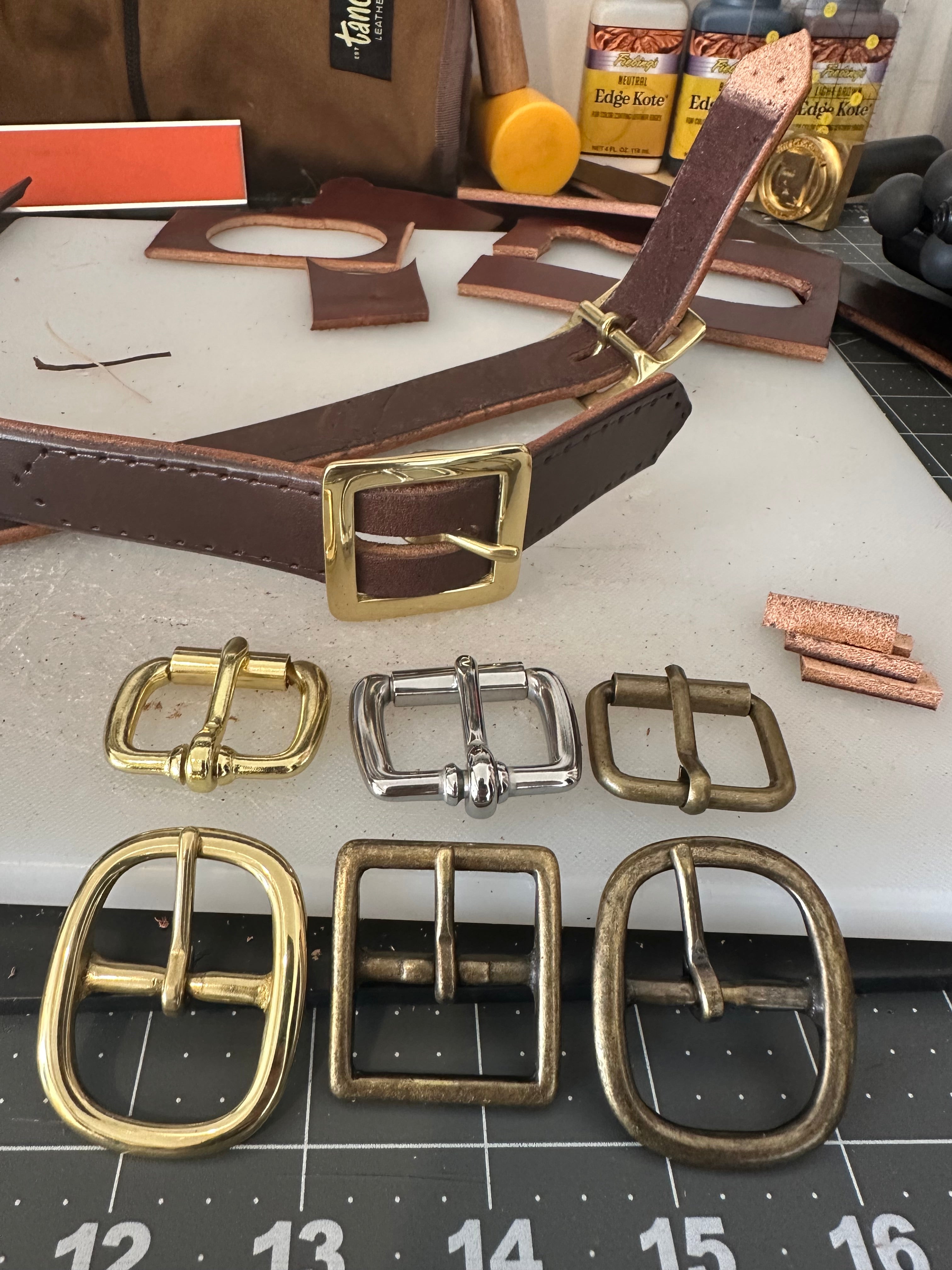 Hand Stitched Leather Belt - Custom Build