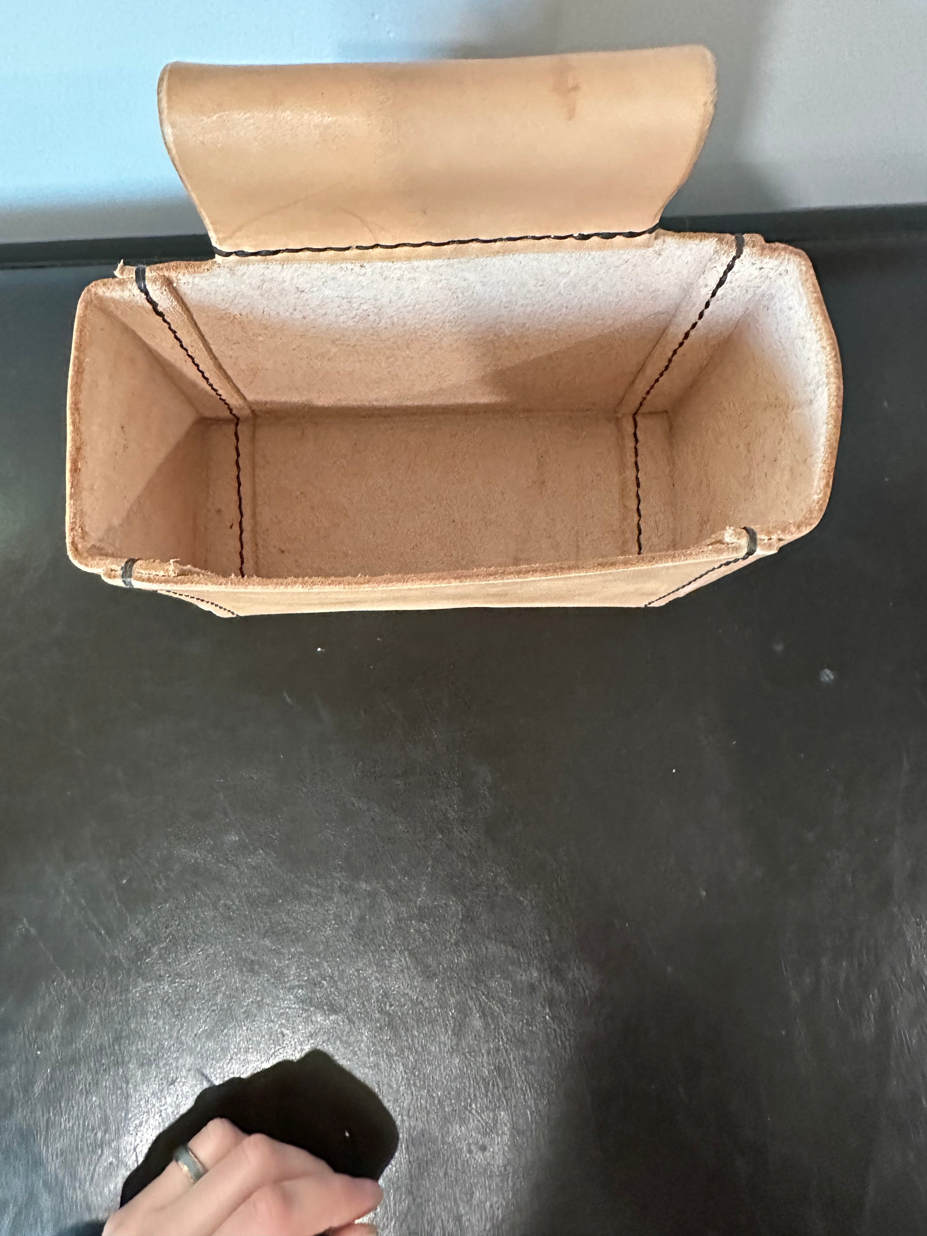 Hand Stitched Leather Shotgun Shell Pouch - Custom Build