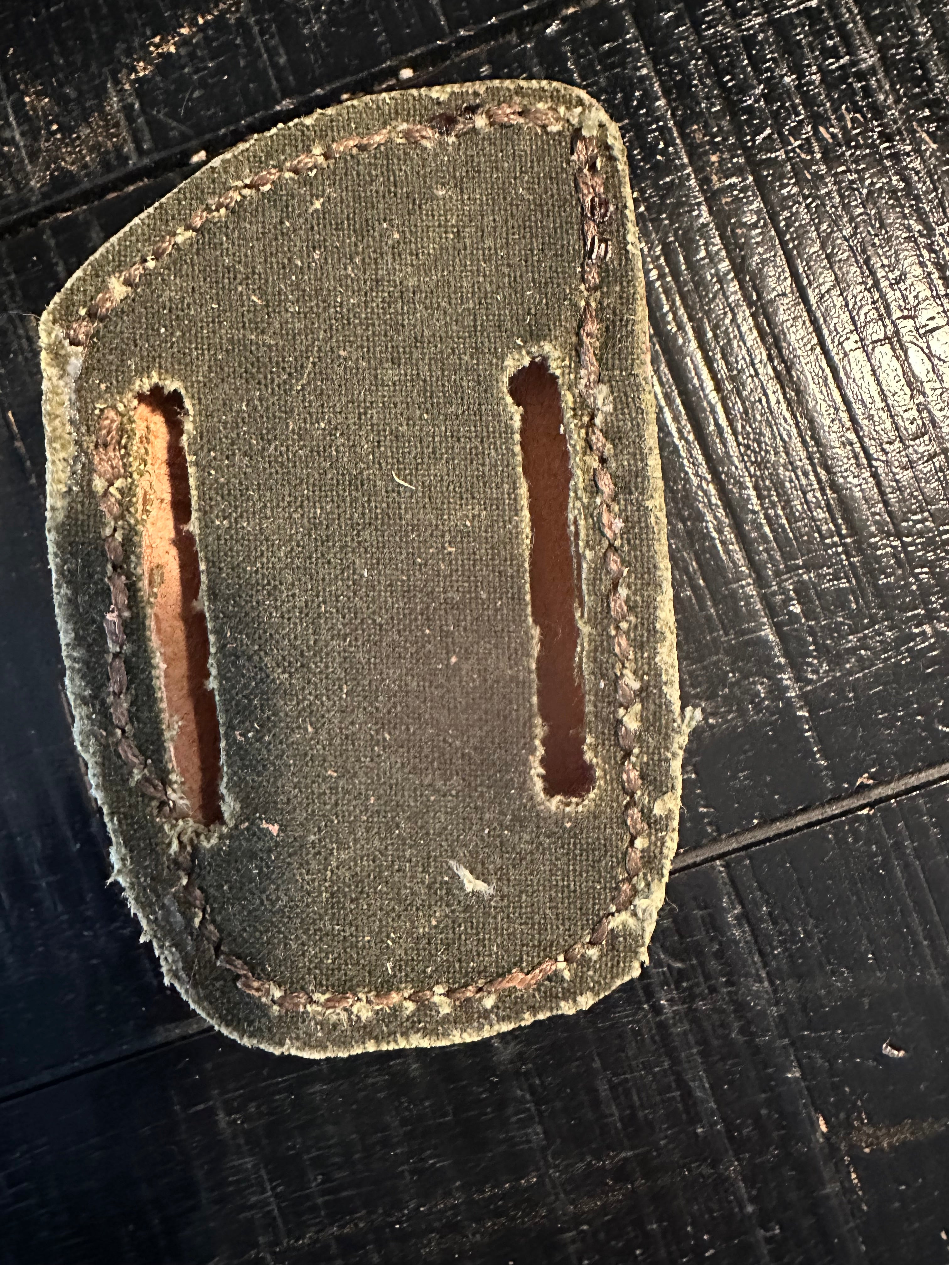 Hand-Stitched Leatherman Wave Belt Sheath