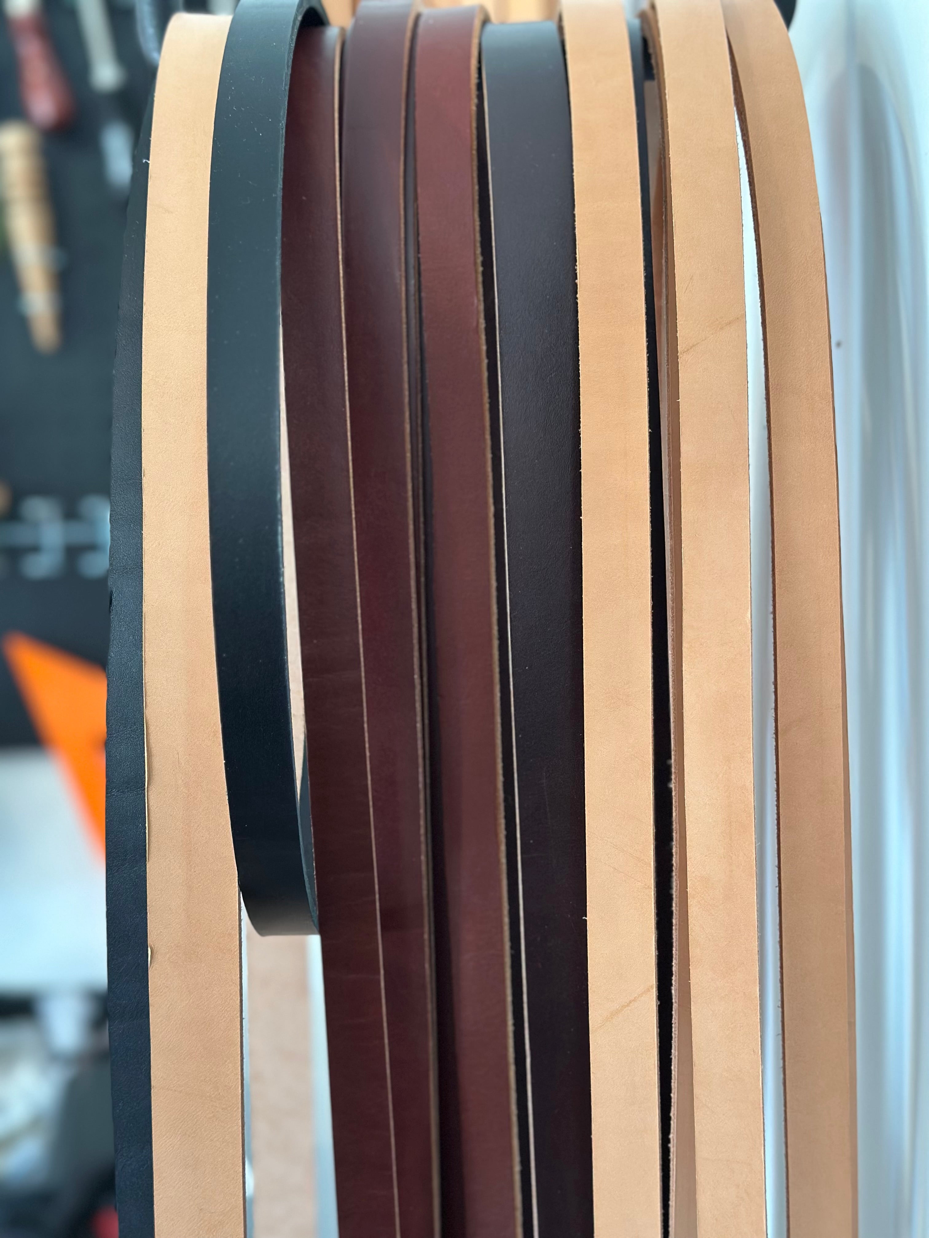 Hand Stitched Leather Belt - Custom Build